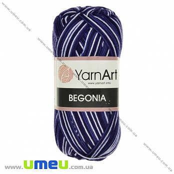Пряжа YarnArt Begonia Melange 50 г, 169 м, Синя 0189 (YAR-025093)