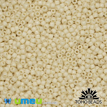 Бисер японский TOHO Круглый 11/0 №51, Бежевый светлый (BIS-043218)