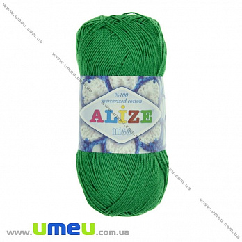 Пряжа Alize Miss 50 г, 280 м, Зелена 123 (YAR-025098)