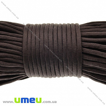 Шнур паракорд семіжільний 4 мм, Коричневий темний (LEN-024937)