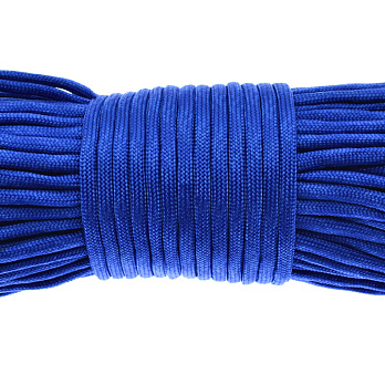 Шнур паракорд семижильный 4 мм, Синий (LEN-011125)