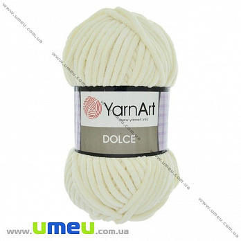 Пряжа YarnArt Dolce 100 г, 120 м, Кремова 745 (YAR-029692)