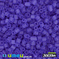 Бісер чеський Рубка 10/0, №30030m, Синій прозорий матовий (BIS-024277)