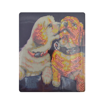 Набор алмазной живописи на картоне 25х21 см, Красавчики (SXM-059098)