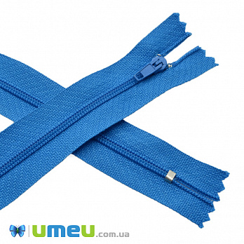 Блискавка спіральна нероз'ємна, 18 см, Тип 3, Блакитна (ZIP-045093)