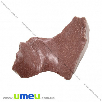 Авантюрин Золотой песок необработанный, 53х33х18 мм (POD-027054)