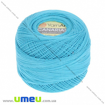 Пряжа YarnArt Canarias 20 г, 203 м, Бирюзовая 0008 (YAR-022931)