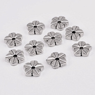Бусины мет. Цветочки, 11х3 мм, Античное серебро (BUS-055366)