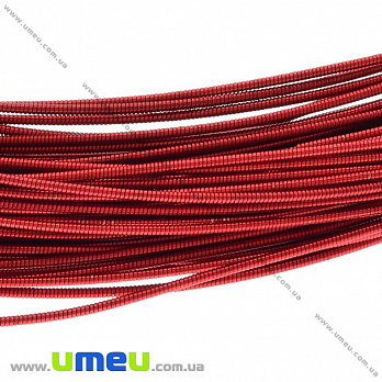 Канитель жесткая 1 мм, Красная (KNT-037239)