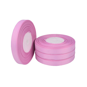 Репсова стрічка, 10 мм, Рожева (LEN-054844)