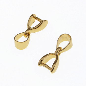 Тримач для кулона 15х4 мм, Латунь із покриттям 14 kt (OSN-055671)