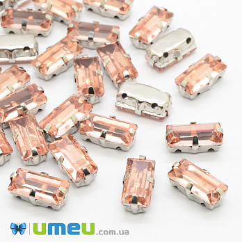 Шатон прямокутний 10х5 мм, Темне срібло, Шампань (KAB-038001)