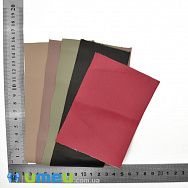 Набір штучної шкіри на замші 0,65 мм, Мікс (LTH-038753)