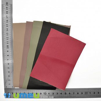 Набір штучної шкіри на замші 0,65 мм, Мікс (LTH-038753)