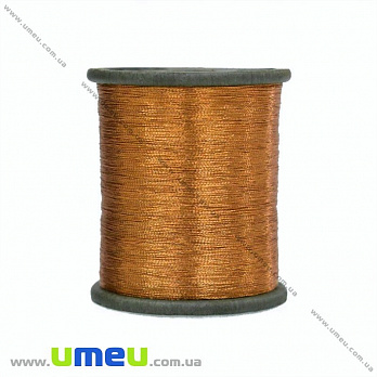 Нитки металізовані 0,1 мм, Помаранчева (KNT-028176)