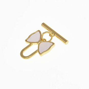 Тогл, 16х15 мм, Латунь с покрытием 14 kt (ZAM-058450)