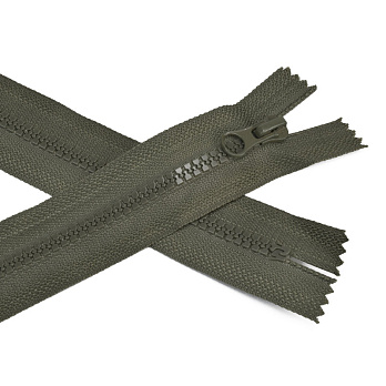 Молния тракторная неразъемная 18 см, Тип 5, Хаки (ZIP-060427)
