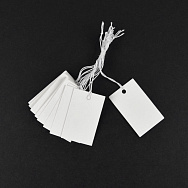 Бірки для подарунків, 37х23 мм, Білі (UPK-056255)