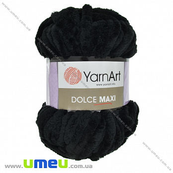 Пряжа YarnArt Dolce Maxi 200 г, 70 м, Черная 742 (YAR-034988)