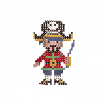 Набор алмазной живописи (наклейка) 10х8 см, Пират (SXM-051555)