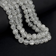 Намистини скляні Бите скло, 10 мм, Прозорі (BUS-057194)