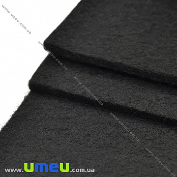 Фетр 3 мм, 20х30 см, Чорний (FLT-011627)