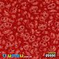 Бисер чешский Twin (Твин) №B9006, 2,5х5 мм, Красный прозрачный (BIS-026277)
