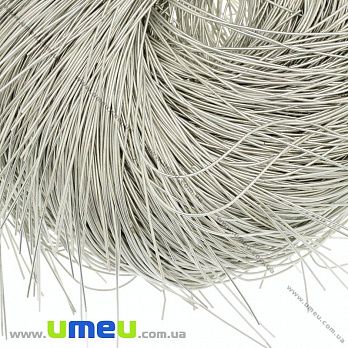 Канитель гладкая 0,5 мм, Серебристая (KNT-027995)