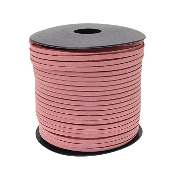 Замшевий шнур, 3 мм, Рожевий (LEN-044176)