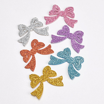 Декоративные изделия из фоамирана Бантики, 4х3 см, Микс (FLT-061825)