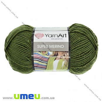 Пряжа YarnArt Super Merino 100 г, 280 м, Хаки 263 (YAR-025440)