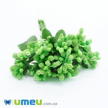 Тычинки на проволоке в сахаре, Салатовые (DIF-044656)