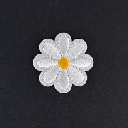 Термоаппликация Ромашка, 4 см, Белая (APL-017440)