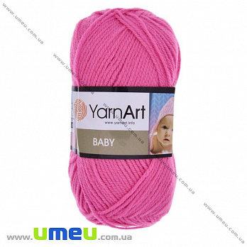 Пряжа YarnArt Baby 50 г, 150 м, Малинова світла 174 (YAR-025257)