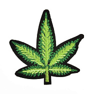 Термоаппликация Листок, 6,8х6,8 см, Зеленый (APL-060030)