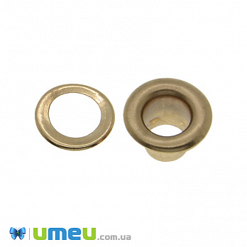 Люверсы металлические, 10 мм, Золото (SEW-024070)