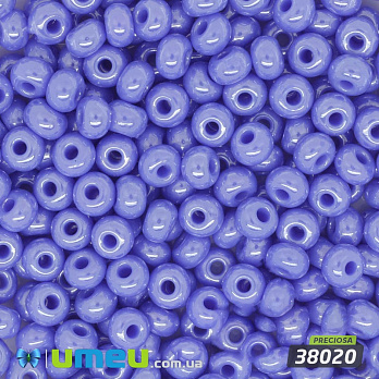 Бисер чешский 4/0, №38020, Фиалковый, Перламутровый (BIS-034265)