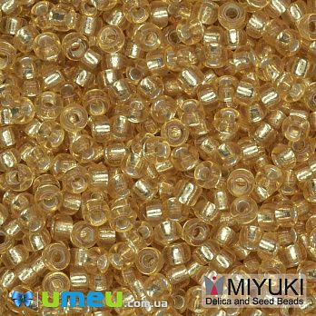 Бисер японский Miyuki круглый RR 11/0 №4, Золотистый (BIS-045578)