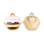 Подвеска метал. Банка меда, 15х14 мм, Золото (POD-053653)