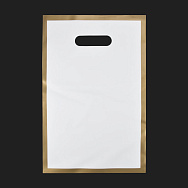 Подарункові пакетики, 30х20 см, Білий (UPK-003030)