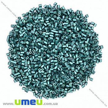 Бисер китайский рубка, 2,2 мм, Изумрудный металлизированный (BIS-026203)