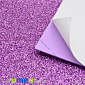 Фоамиран глиттерный на клеевой основе, 2 мм, Сиреневый, 20х30 см (FOM-028889)