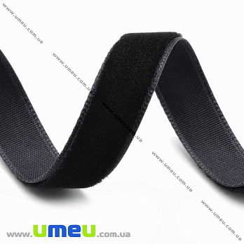 Лента бархатная, 15 мм, Черная (LEN-052246)