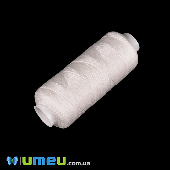 Нить полиэстеровая KIWI №40/2, col.1001, Молочная, 366 м (MUL-050848)