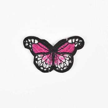 Термоаплікація Метелик, 5,5х3,5 см, Рожева (APL-060100)