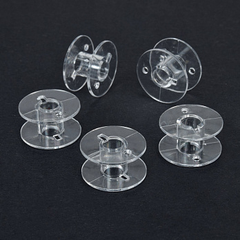 Шпули пластиковые для швейных машин, Прозрачные (SEW-057842)