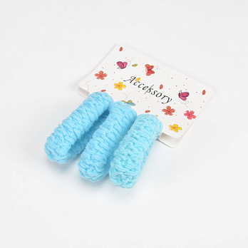 Резинки для волос, 40 мм, Голубые (BUS-056724)