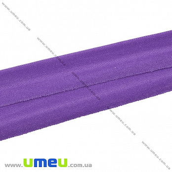 Трикотажна бейка (матова), 15 мм, Бузкова (LEN-027631)
